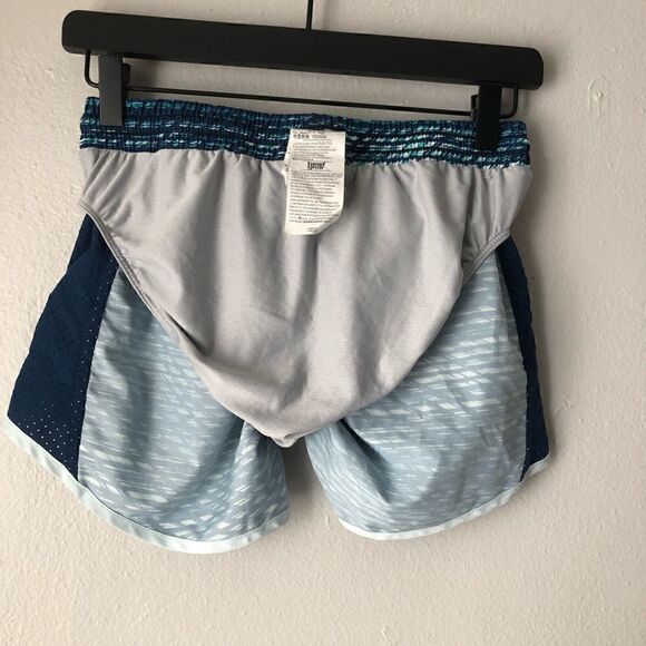 Under Armour blue elastic waist drawstring athletic shorts Womens size XS - Picture 9 of 9